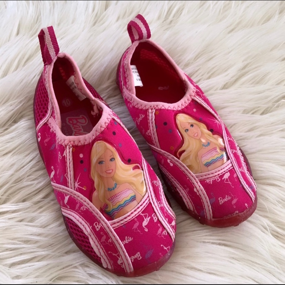 Barbie water shoes (Size 10)